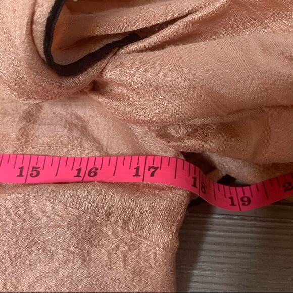 NWT Rhode Resort Blanca silk ruffle top blush - Picture 4 of 7